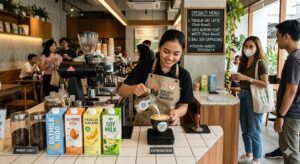 tren kopi susu nabati